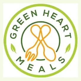 Green Heart Meals brand logo for greenheartmeals.com