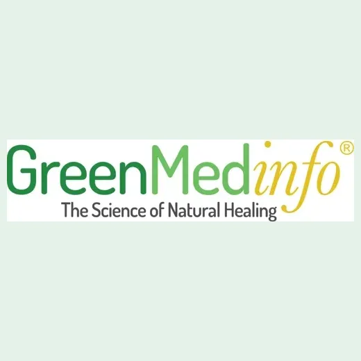 Green Med Info brand logo for greenmedinfo.com