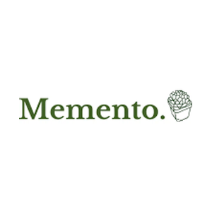 Green Memento brand logo for greenmemento.com