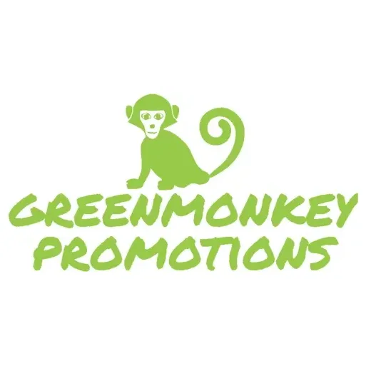 Green Monkey Promotions brand logo for greenmonkeypromotions.com