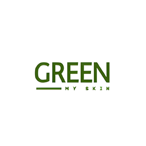 Green My Skin brand logo for greenmyskin.com