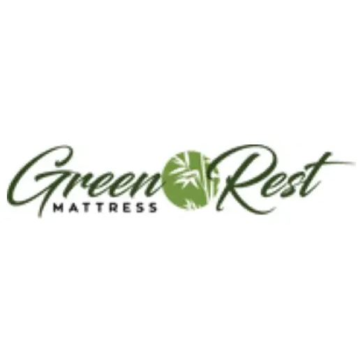Green Rest brand logo for greenrestmattress.com