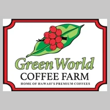 Green World Coffee Farm brand logo for greenworldcoffeefarm.com
