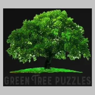 greentreepuzzles brand logo for greentreepuzzles.com