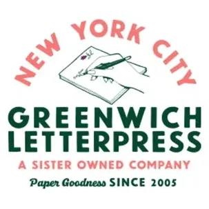 Greenwich Letterpress brand logo for greenwichletterpress.com