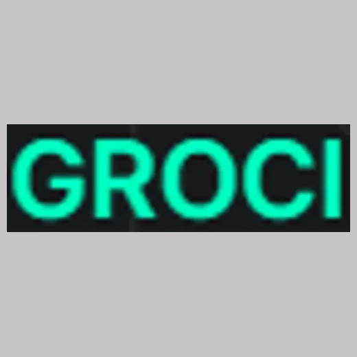 Groci brand logo for groci.carrd.co