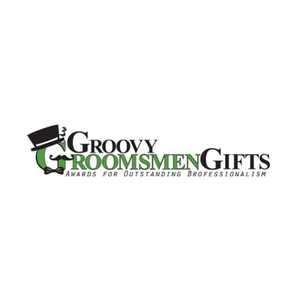 Groovy Groomsmen Gifts brand logo for groovygroomsmengifts.com