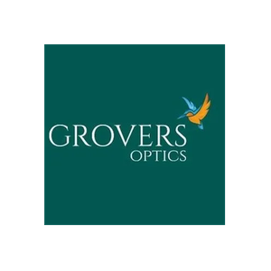 Grover's Optics brand logo for groversoptics.com