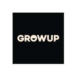 Grow Up Drink brand logo for drinkgrowup.com
