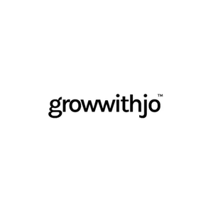 Grow with Jo brand logo for growwithjo.com