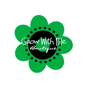 Grow with Me Boutique brand logo for growwithmeboutique.com