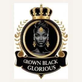 grownblackglorious brand logo for grownblackglorious.com
