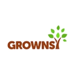 Grownsy brand logo for grownsy.com