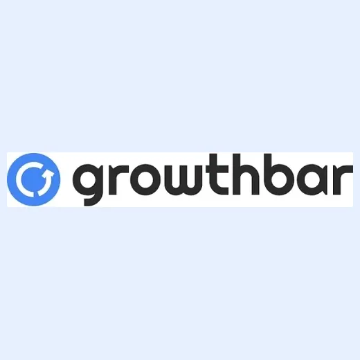 GrowthBar brand logo for growthbarseo.com