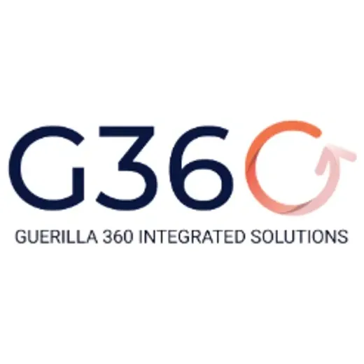 Guerilla brand logo for guerilla360.com