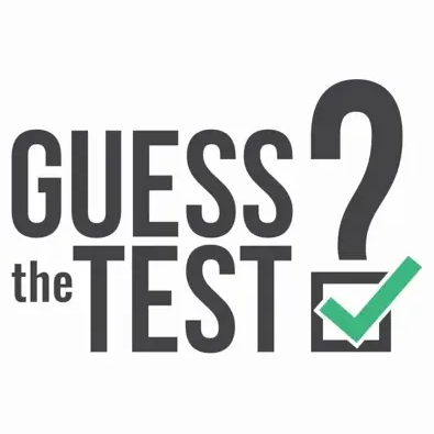 Guess the Test brand logo for guessthetest.com