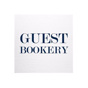 Guestbookery brand logo for guestbookery.com