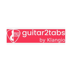Guitar2Tabs brand logo for guitar2tabs.klangio.com