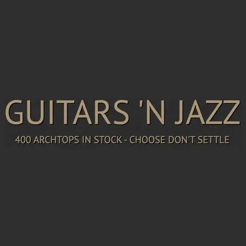 Guitars N' Jazz brand logo for guitarsnjazz.com