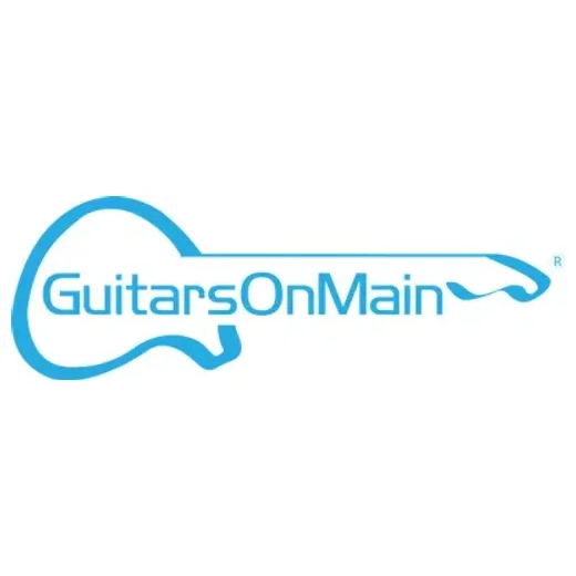 Guitars on Main brand logo for guitarsonmain.com