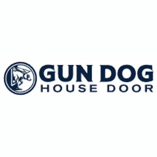 Gun Dog House Door brand logo for gundoghousedoor.com