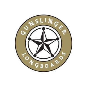 Gunslinger brand logo for gunslingerlongboards.com.au