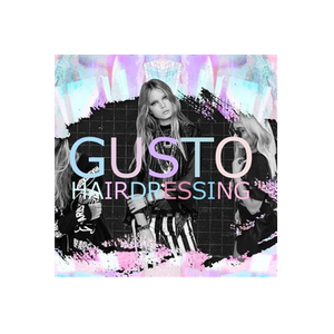 Gusto Hair brand logo for gustohair.com