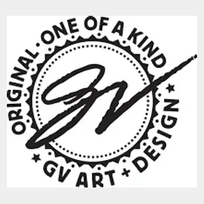 GV Art + Design brand logo for gvartwork.com