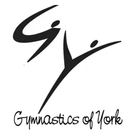 Gymnastics of York brand logo for gymnasticsofyork.com