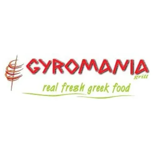 Gyro Mania Grill brand logo for gyromaniagrill.com