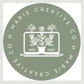 H Marie Creative Co brand logo for hmariecreativeco.com