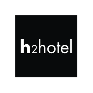 H2 Hotel brand logo for h2hotel.com