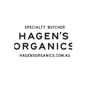 Hagen's Organics brand logo for hagensorganics.com.au