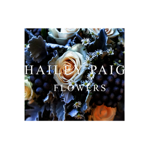 Hailey Paige Flowers brand logo for haileypaigeflowers.com.au