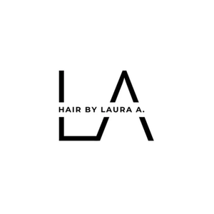 Hair by Lauraa brand logo for hairbylauraa.com