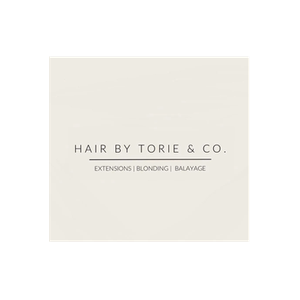Hair by Torie brand logo for hairbytorie.com