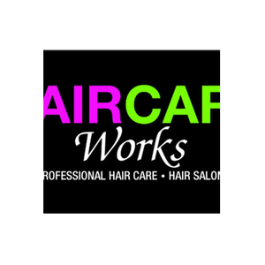 Hair Care Works brand logo for haircareworks.com.au