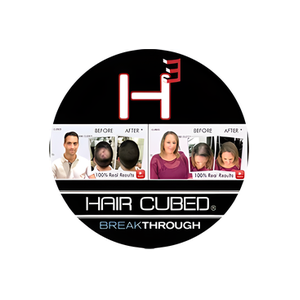 Hair Cubed brand logo for haircubed.com