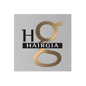 Hairgia brand logo for hairgia.com