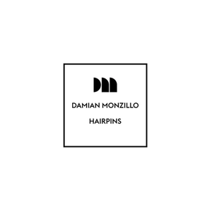 Hairpins by Damian Monzillo brand logo for hairpinsbydamianmonzillo.com