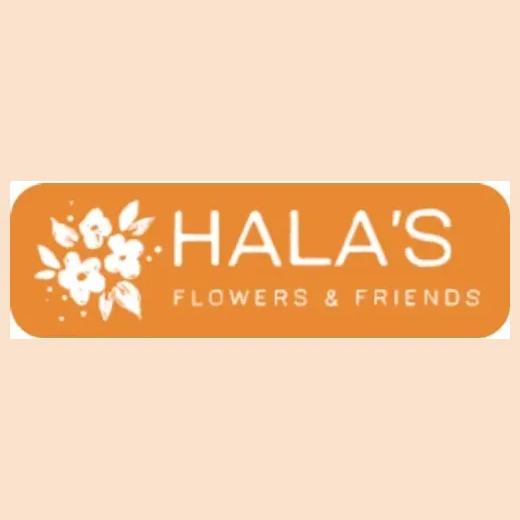 halasflowersandgifts brand logo for halasflowersandgifts.com