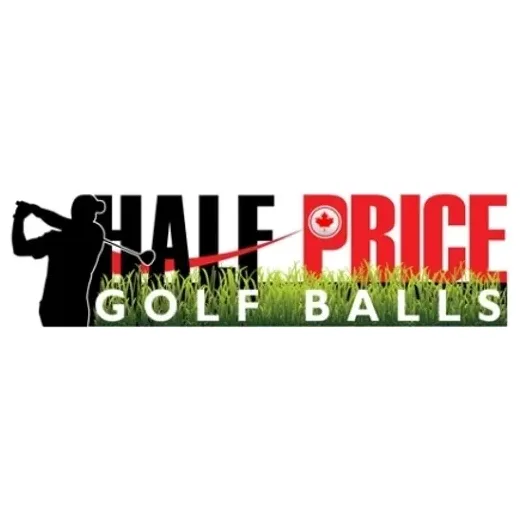 Half Price Golf Balls brand logo for halfpricegolfballs.com