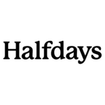 Halfdays brand logo for halfdays.com