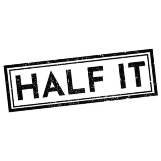 halfit brand logo for halfit.co