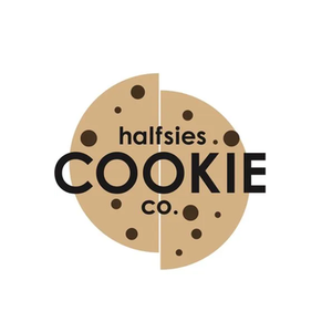Halfsies Cookie Company brand logo for halfsiescookiecompany.com