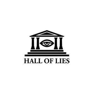 Hall of Lies brand logo for hallofliesclothing.com
