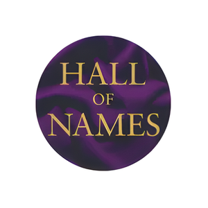 Hall of Names brand logo for hallofnames.org.uk