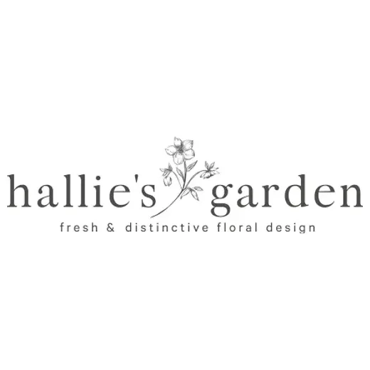 halliesgarden brand logo for halliesgarden.com