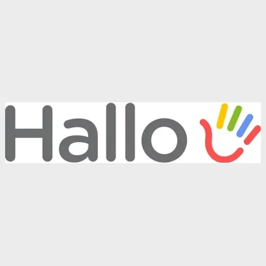 Hallo brand logo for hallo.ai