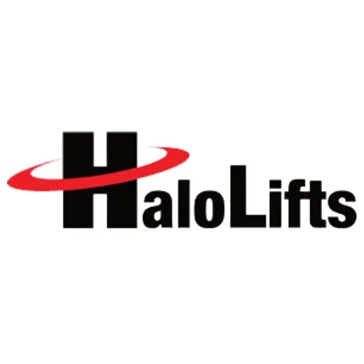 Halo Car Lifts brand logo for halocarlifts.com